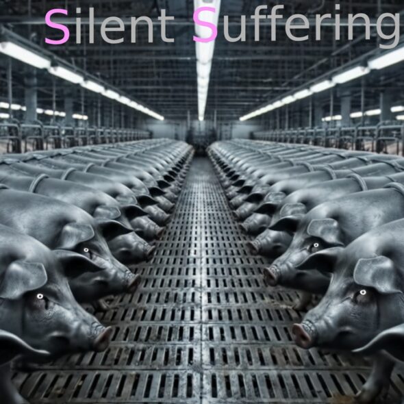 metal pigs in animal farm