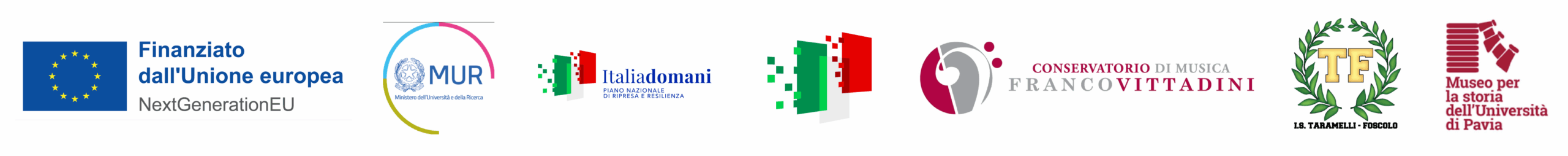 Partner dell'evento: Università di Pavia, Museo per la Storia, Rosa Franciamore